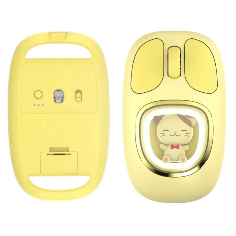 Whoa Mart Three-mode Bluetooth 2.4G Wireless Cute Doll Mouse - Image 6
