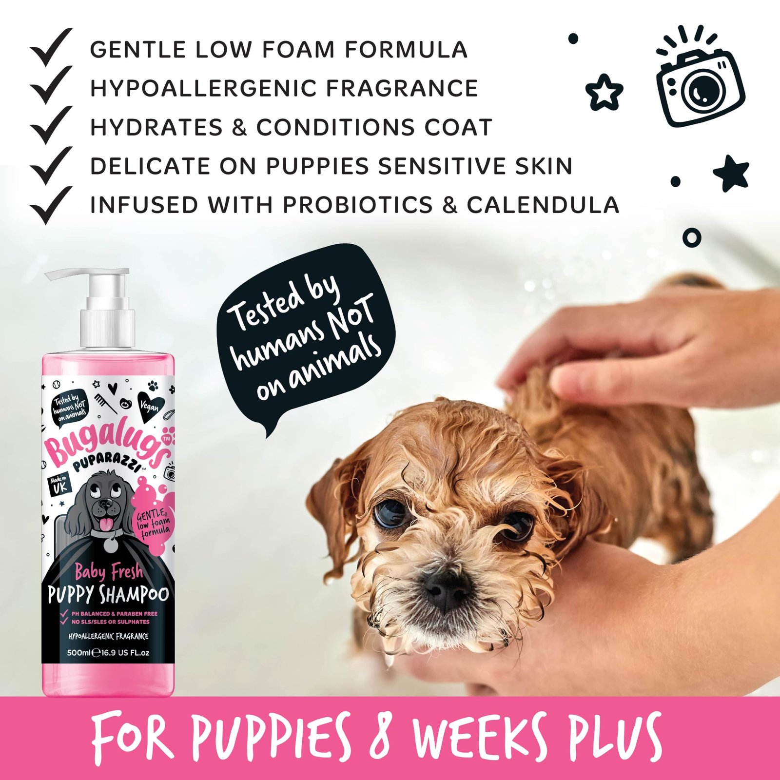 Bugalugs Puparazzi™ Baby Fresh Puppy Shampoo - Image 3