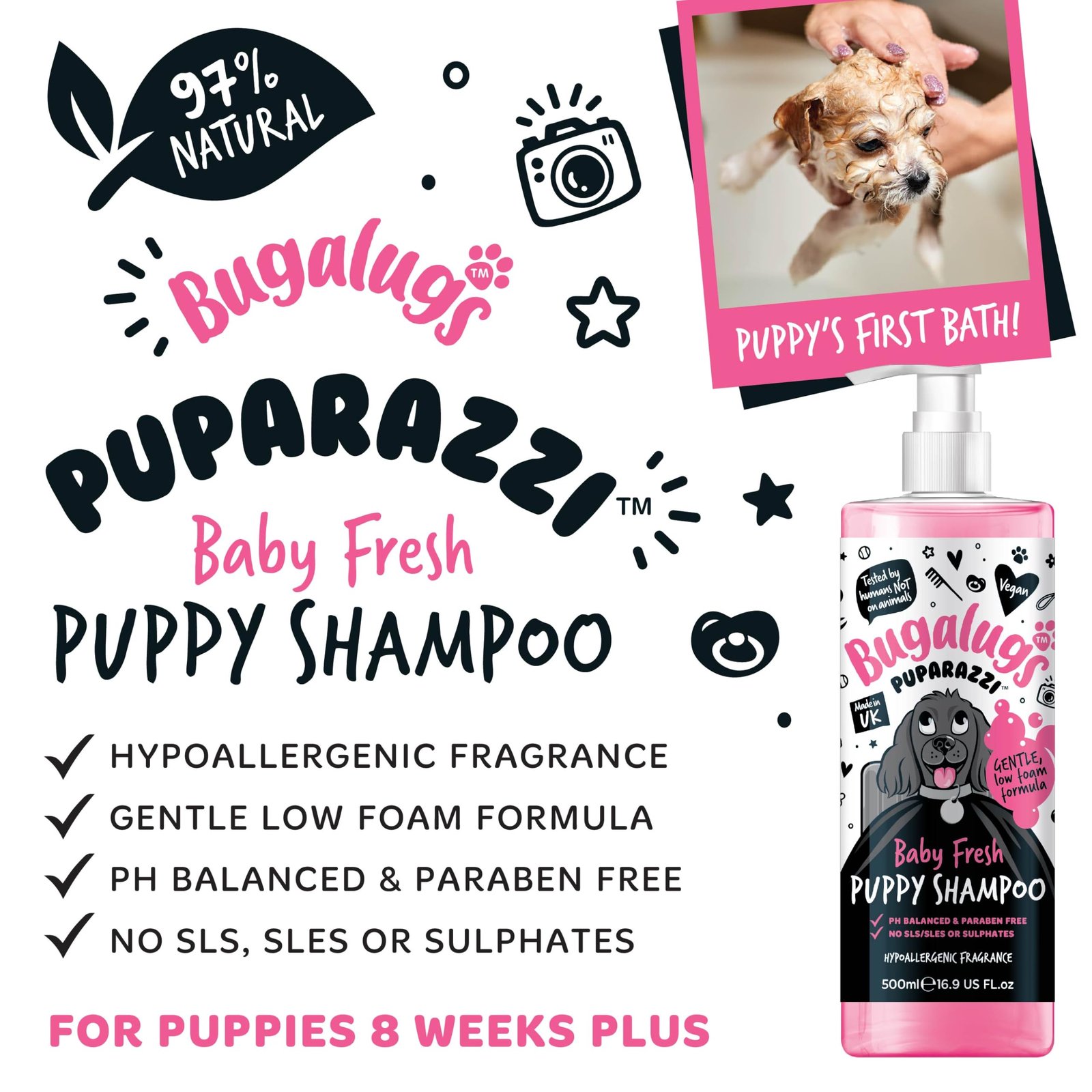 Bugalugs Puparazzi™ Baby Fresh Puppy Shampoo - Image 7
